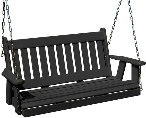 Miniatura 17 de Columpio de polietileno de polietileno de alta densidad de polietileno (PDPE) resistente y duradero, fabricado en Estados Unidos, fabricado en Amish
