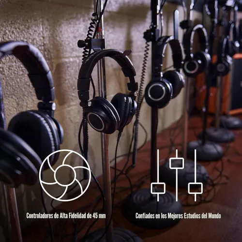 Miniatura 4 de Audio-Technica ATH-M50X - Auriculares profesionales para monitor de estudio, color negro, grado profesional, aclamado por la crítica, con cable