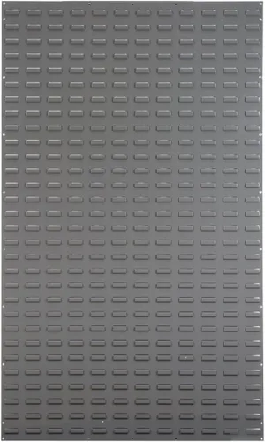 Miniatura 10 de Akro-Mils 30632 - Riel de almacenamiento de acero con listones de acero para almacenamiento de pared resistente para AkroBins, 32 pulgadas de ancho