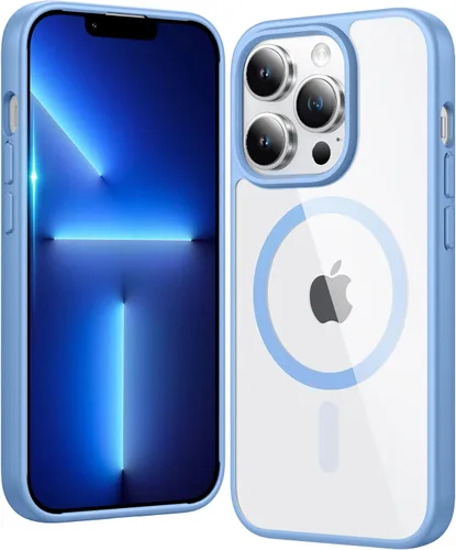 Miniatura 1157 de FNTCASE Funda para iPhone 13 Pro-Max: Fundas magnéticas transparentes compatibles con Magsafe Slim anti amarillamiento protección contra caídas