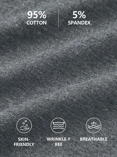 Miniatura 98 de Camisa Attraco de algodón, con tirantes estilo espagueti, con brasier incorporado, 2 paquetes, para mujer