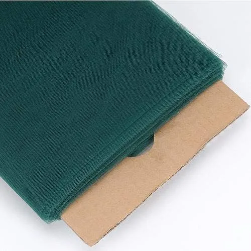 BBCrafts - Perno de tela de tul de poliéster suave de alta calidad, 54 pulgadas, 40 yardas (120 pies) para decoración de bodas, fiestas de Verde
