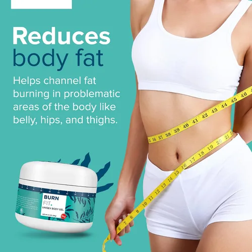 Miniatura 4 de Gel corporal – Crema anticelulítica de Burn Fit para el vientre y el cuerpo, crema reafirmante y tensora del vientre, crema fría y caliente
