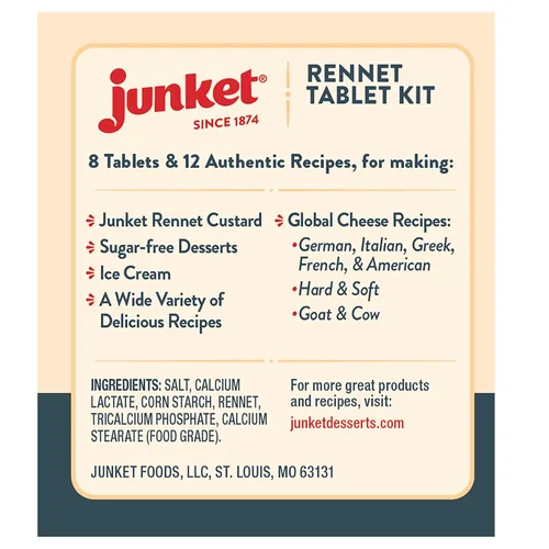 Miniatura 2 de Junket Tabletas de cuajo caja de 0.23 oz (8 tabletas)