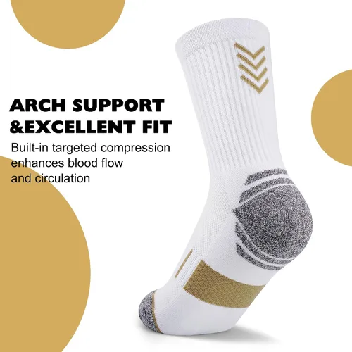 Miniatura 2 de Amutost Calcetines acolchados para mujer, 5 pares