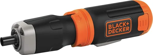 BLACK+DECKER Destornillador inalámbrico, alcalino con juego de puntas de destornillador, 42 piezas (BCF601AA y BDA42SD)