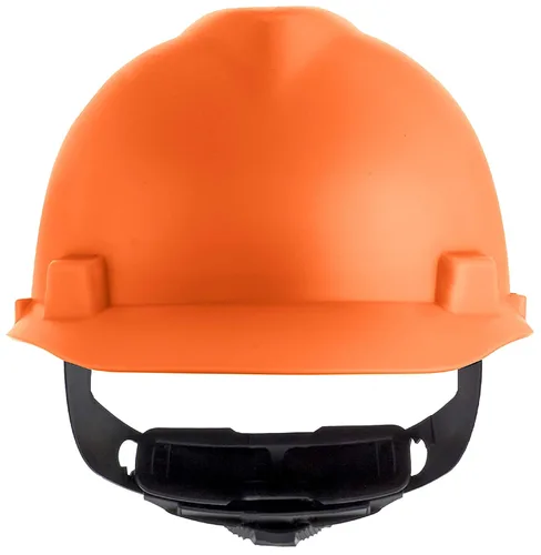 Miniatura 14 de MSA 10203088 V-Gard - Casco de seguridad estilo gorra, con suspensión de trinquete Fas-Trac III, carcasa de polietileno, protección contra impactos