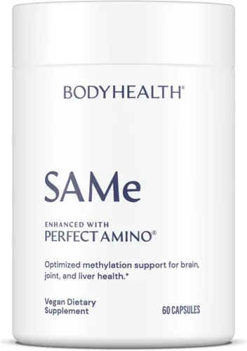 BodyHealth Same 400mg - Soporte de metilación optimizado para la salud del cerebro, las articulaciones, los cartílagos y el hígado* - 60 cápsulas