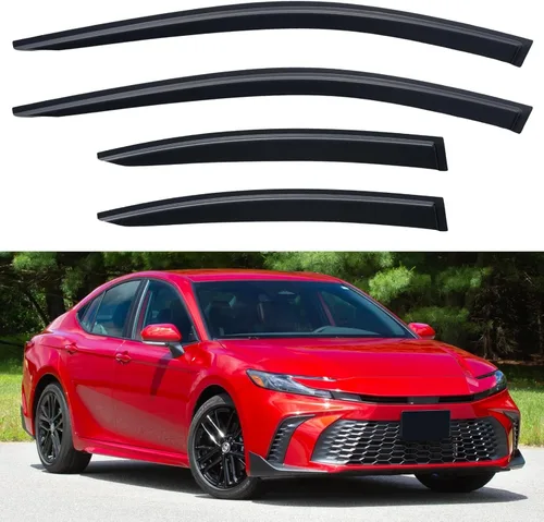 Miniatura 163 de YQAUTEC Viseras de Ventana Protectores de Lluvia para Honda Civic 2022 2023 2024 2025 2026, Deflectores de Viento de Ventilación de Ventana Fuera