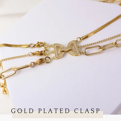 Miniatura 4 de VeekyVicky Necklace Layering Clasps Gold and Silver