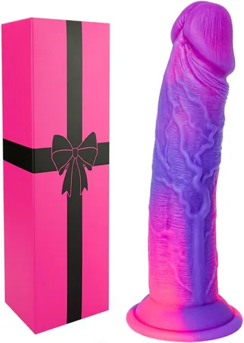 Miniatura 12 de Consoladore de silicona líquida grande y suave con ventosa, consolador anal realista de 9 pulgadas, fantasía para mujeres, hombres, lesbianas, XL