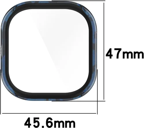Miniatura 6 de Disscool Funda de cobertura completa con protector de pantalla compatible con Gizmo Watch 2 de policarbonato duro ultrafino y cristal real, funda