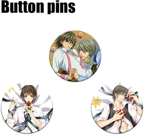 Miniatura 6 de Junjou Romantica Merch Bolsa de regalo con cordón para tarjetas soporte para teléfono funda de almohada A