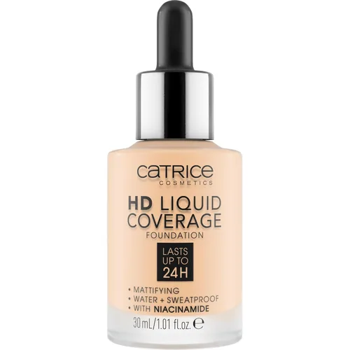 Miniatura 2 de Catrice Base de cobertura líquida HD, impecable, de alta cobertura, vegana y libre de crueldad (002 beige porcelana)