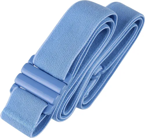 Miniatura 56 de Cinturón elástico ajustable – Cinturones para mujer, cinturón de cintura antideslizante, sin mostrar hebilla plana para mujer