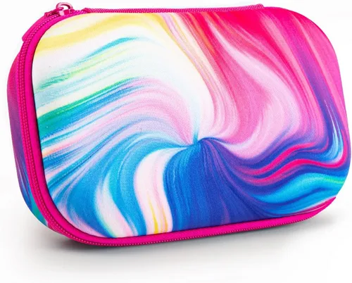 Miniatura 11 de ZIPIT Caja de lápices negra y arco iris para niñas, bonito estuche para la escuela, caja organizadora de papelería de gran capacidad