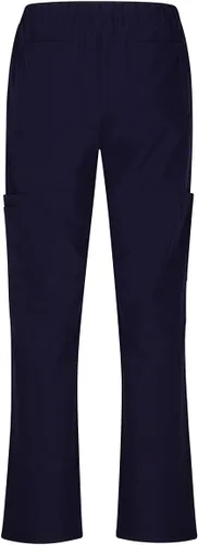 Miniatura 5 de Natural Uniforms - Conjunto fresco y elástico de ropa quirúrgica con camisa cuello en V y pantalón cargo para mujer, tallas regulares y pequeñas