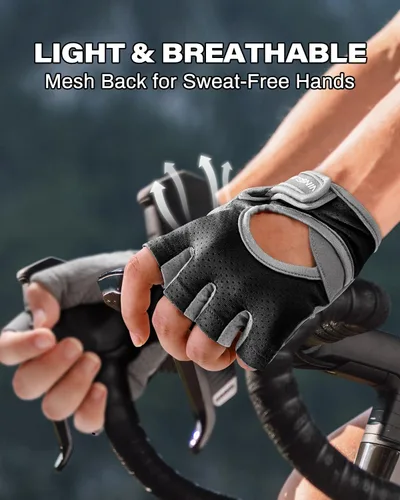 Miniatura 3 de VINSGUIR Guantes de entrenamiento para mujeres y hombres, guantes de levantamiento de pesas transpirables para ejercicio de gimnasio, fitness