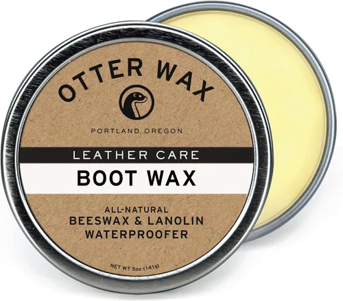 Miniatura 8 de Otter Wax Cera para botas 2 onzas Impermeabilizante de cuero natural Fabricado en Estados Unidos