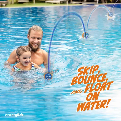Miniatura 2 de HydroSport Pelota de agua para saltar – Pelota de billar – Juguetes de playa para niños de 8 a 12 años – Saltar lago, Skee, Fly Juego de natación
