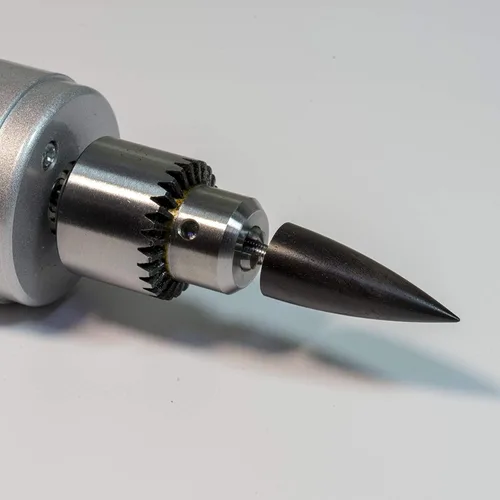 Miniatura 5 de Bruñidor de cuero de madera de ébano negro de 10 pies, punta puntiaguda, herramienta de pulido de cuero, abrillantador de bordes, cabezal pulido