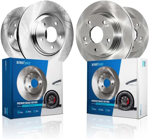 Miniatura 43 de Detroit Axle - Rotores de freno para Nissan NV2500 NV3500 NV1500 NV1500 2012-2021, repuesto de rotores de freno de disco: rotor delantero de 14.17