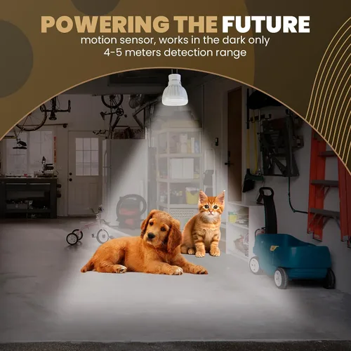 Miniatura 2 de Sensor de movimiento brillante de 5 W, luz nocturna enchufable, salida de CA, color blanco frío, 6500 K, lámpara LED automática activada por