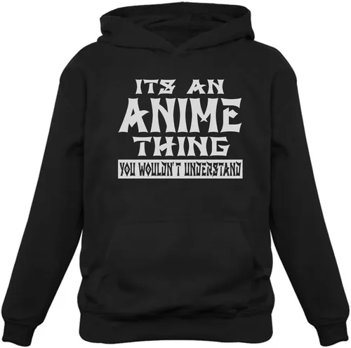 Tstars Divertida sudadera con capucha Otaku para adolescentes y mujeres, sudadera con meme de anime japonés, regalo para fanáticos del manga