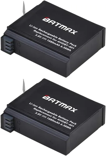 Miniatura 2 de Batmax Paquete de 3 baterías AHDBT-401 de 1680 mAh + LED 3 ranuras cargador USB para Gopro Hero 4 Batería Go Pro Hero4 AHBBP-401 Accesorios