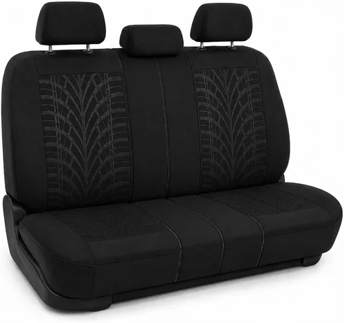 Miniatura 12 de FH Group - Juego de fundas de asiento delantero de automóvil de tela de alta calidad, para asientos con respaldo bajo con reposacabezas extraíble