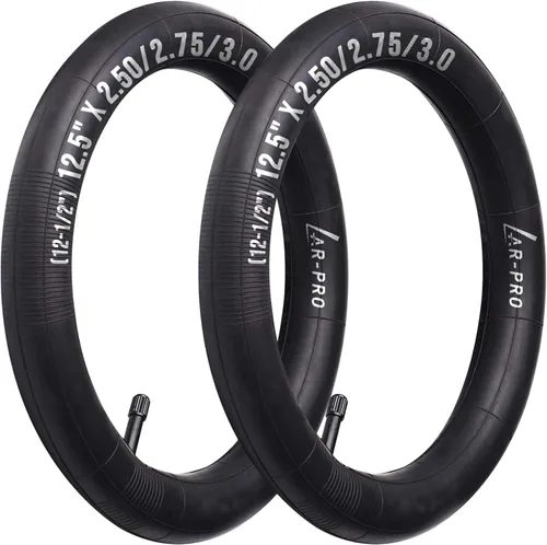 Miniatura 8 de AR-PRO - Tubos interiores de repuesto para scooter, tubos interiores de 12.5 x 2.25 pulgadas con válvula en ángulo, compatibles con Razor Pocket Mod