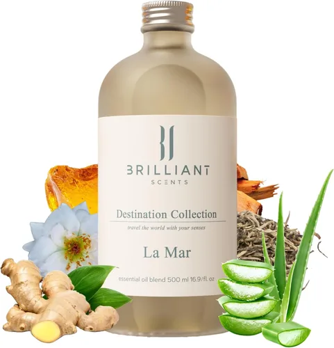 Miniatura 2 de Brilliant Scents La Mar - Recambio de aceite difusor, 4.1 fl oz, inspirado en el aroma Westin Hotel, aceite de fragancia prémium para difusor, aroma