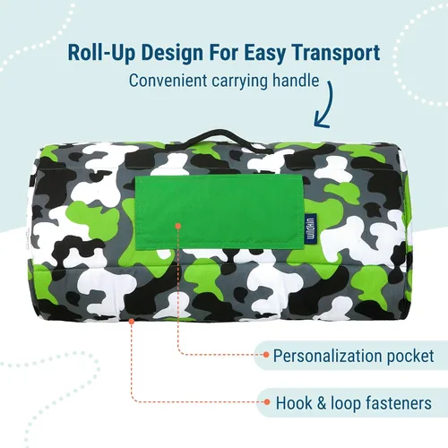 Miniatura 4 de Wildkin Kids Nap Mat with Pillow for Boys & Girls – Soft & Cozy Toddler Sleep Mat for Daycare, Preschool, Kindergarten & Travel, Ages 3–7, Machine