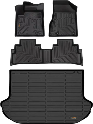 Miniatura 22 de Alfombrillas y forro de carga para Jeep Grand Cherokee L 2021-2025 (solo para 6 plazas sin consola central), alfombrillas de automóvil TPE para todo