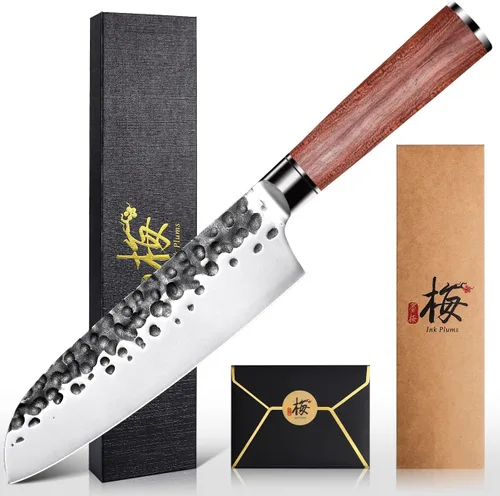Miniatura 9 de Cuchillo de chef de cocina de 8 pulgadas, cuchillo afilado alemán de acero inoxidable de alto carbono, cuchillo de carne profesional con mango