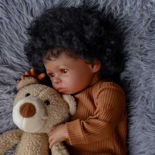 Miniatura 5 de BABESIDE Muñecas realistas de bebé Reborn de 18 pulgadas, cuerpo suave, realista, muñeca de bebé recién nacida, muñecas de bebé de la vida real