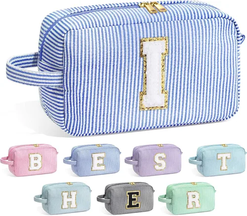 Miniatura 64 de Bolsa de Maquillaje con Inicial YOOLIFE - Regalos de Cumpleaños para Mujeres, Niñas, Mamá, Hija, Amigas, Hermana, Maestra, Regalos de Propuesta