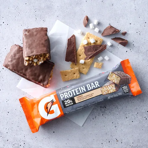 Miniatura 5 de Gatorade - Barras de recuperación de proteína de suero de leche, 12 unidades, sabor malvavisco (paquete de 1)