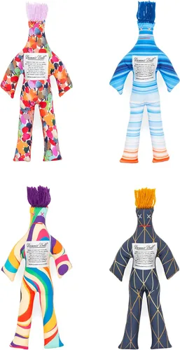 Miniatura 9 de Dammit Doll XL - Divertido regalo de broma para aliviar el estrés, color aleatorio, para aliviar la ira y la frustración, elefante blanco o muñeca