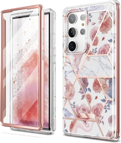 Miniatura 11 de SURITCH Funda para Samsung Galaxy S23 Ultra, [Protector de Pantalla Integrado] [Protección de Doble Capa] Protección Completa Resistente a Golpes