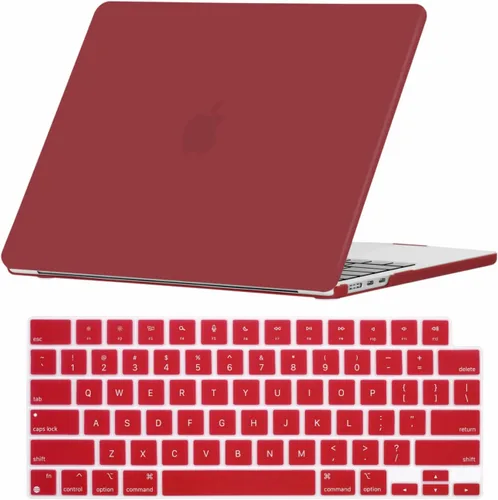 Miniatura 26 de Se7enline Compatible con MacBook Air 2025 2024 2023 de 15 pulgadas M4 M3 M2 Funda rígida para laptop Mac Air de 15.3 pulgadas M4 M3 M2 Chip