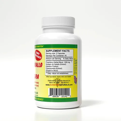 Miniatura 3 de Sunshine Naturals Chanca Piedra con Guisazo de Caballo, Hierba Tradicional Rompe Piedras, Suplemento de Apoyo para el Riñón y el Tracto Urinario