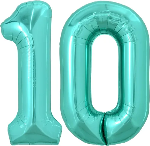 Miniatura 163 de TONIFUL 40 Inch Pastel Blue Number 8 Foil Balloons Large Mylar Foil Digital 8 Balloons for 8th Birthday, Gender Neutral Party, Baby Shower, Oro rosa