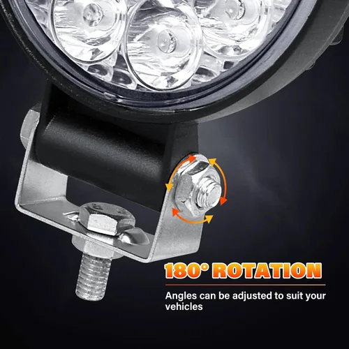 Miniatura 4 de Willpower 4 unidades de 4 pulgadas 3.9 in 42W mini luz de trabajo LED ultra fina haz de luz LED Pods luces de conducción 12V 24V Offroad Lámparas