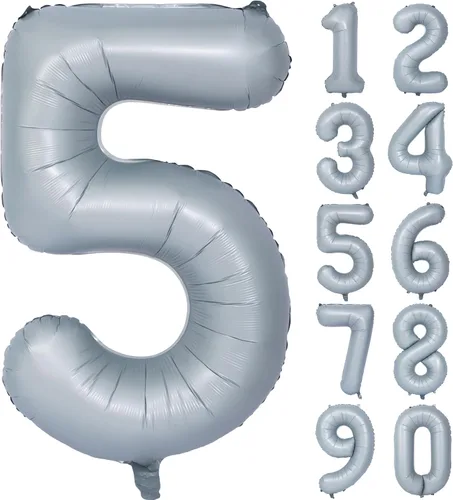 Miniatura 92 de Globos de helio de 40 pulgadas con dígitos dorados para fiesta de cumpleaños., Número 0, 40 pulgadas, número 0 oro 7