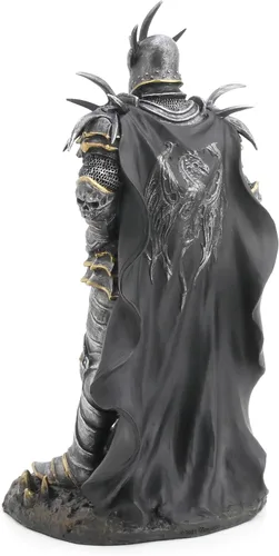 Miniatura 6 de Veronese Design Litch King blindado de 10" con gran espada escultura de resina acabado pintado a mano