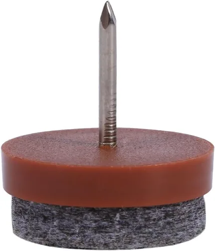 Miniatura 4 de Almohadillas redondas de fieltro resistentes para muebles, protectores de piso de madera dura para silla, mesa, escritorio, armario, sofá, sofá