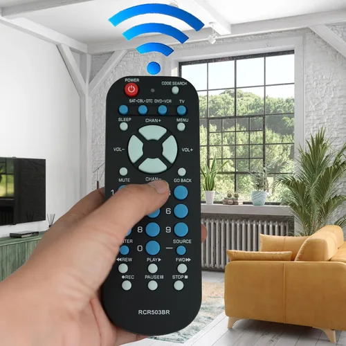Miniatura 8 de Mando a distancia universal de 3 dispositivos RCR503BR sub RCR503BE RCR503BZ Compatible para la mayoría de las principales marcas remotas TV DVD
