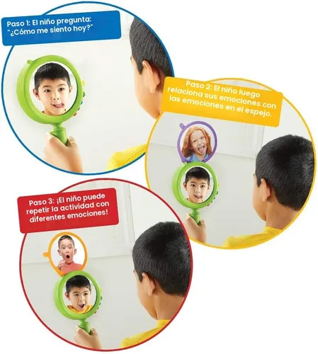 Miniatura 4 de hand2mind Espejo de Mis Sentimientos, juguetes de terapia de juego, atención plena para niños, regulación emocional para niños, actividades