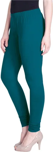 Miniatura 23 de ladyline Leggings Churidar elásticos de algodón para mujer Extra largos de longitud completa de cintura alta Talla regular y grande Pantalones